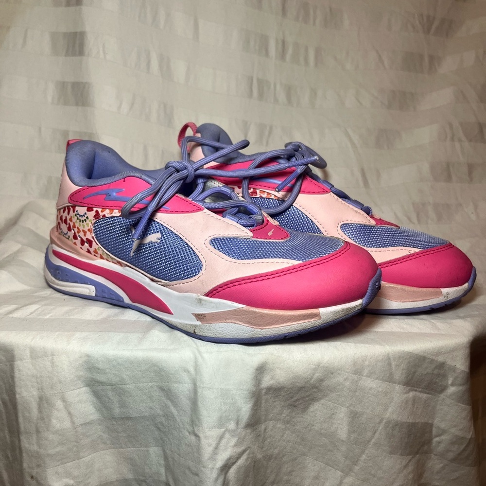 Puma Kids Sneakers in Pink and Purple